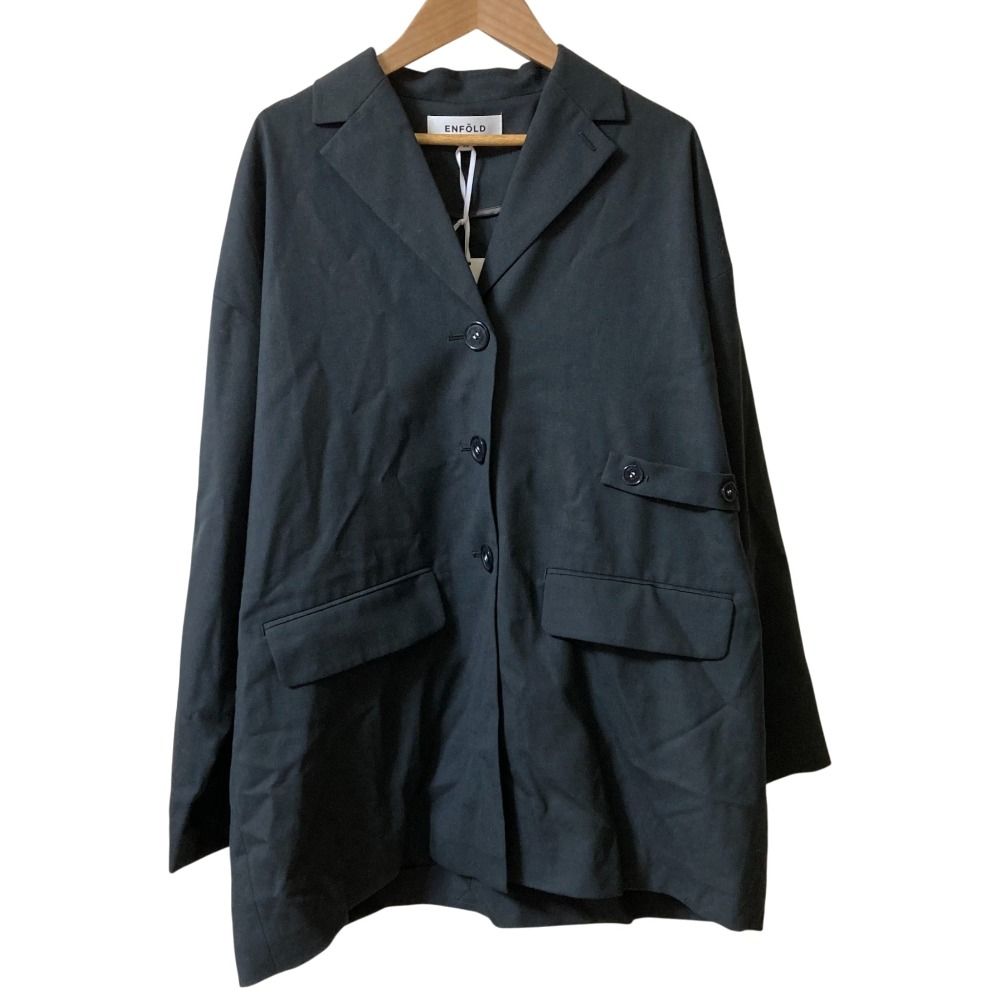 未使用 25SS ENFOLD エンフォルド NOTCHED COLLAR JACKET ジャケット