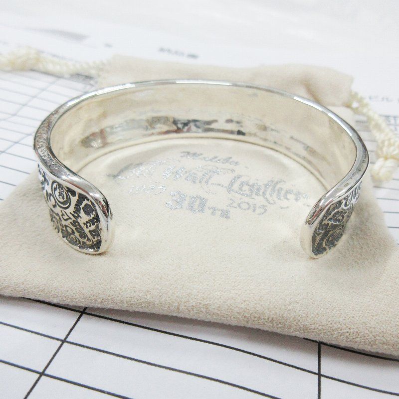 ビルウォールレザー Bill Wall Leather B589 WIDE GRAFFITI BANGLE