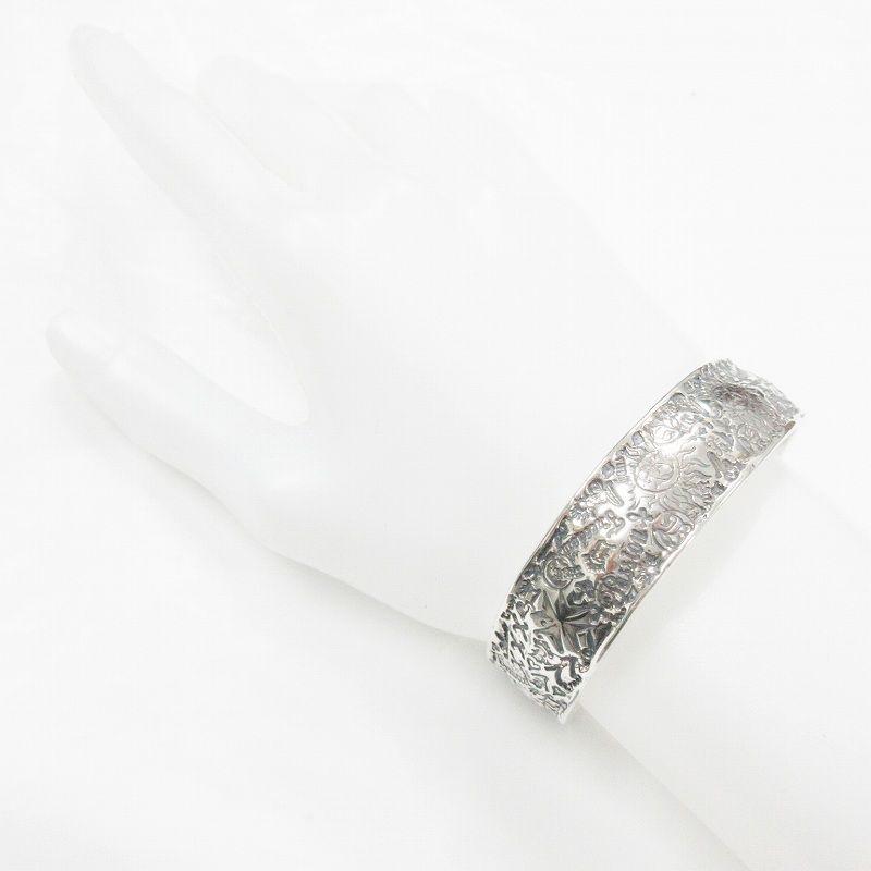 アクセサリー Bill Wall Leather WIDE GRAFFITI BANGLE Wide Graffiti