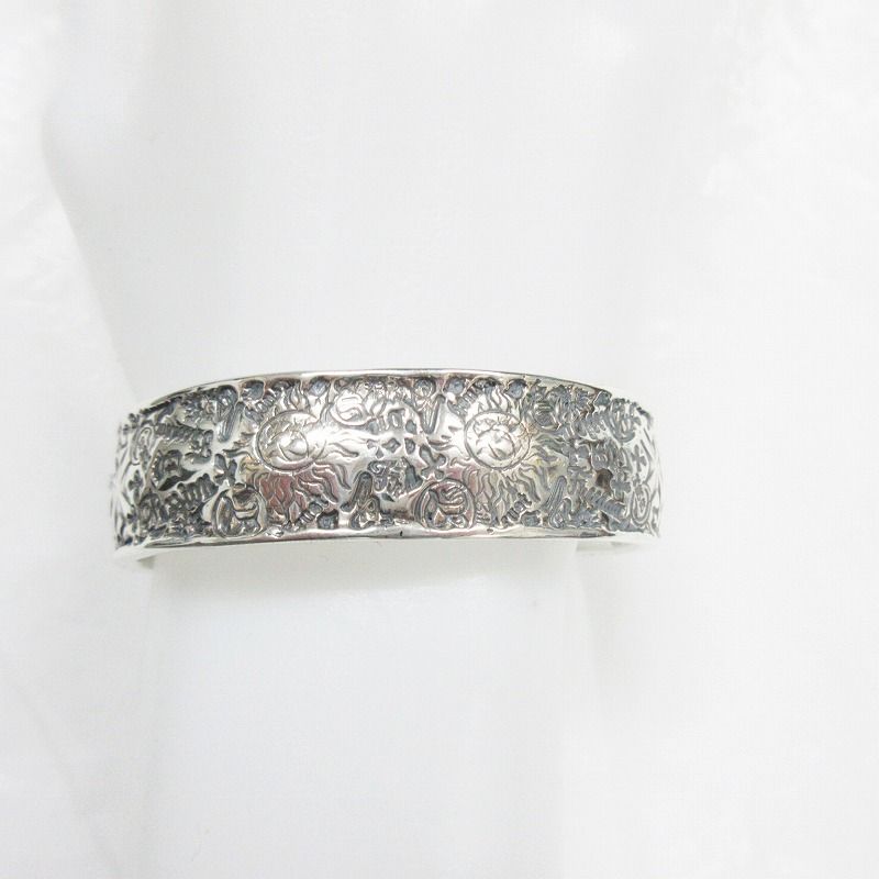 ビルウォールレザー Bill Wall Leather B589 WIDE GRAFFITI BANGLE