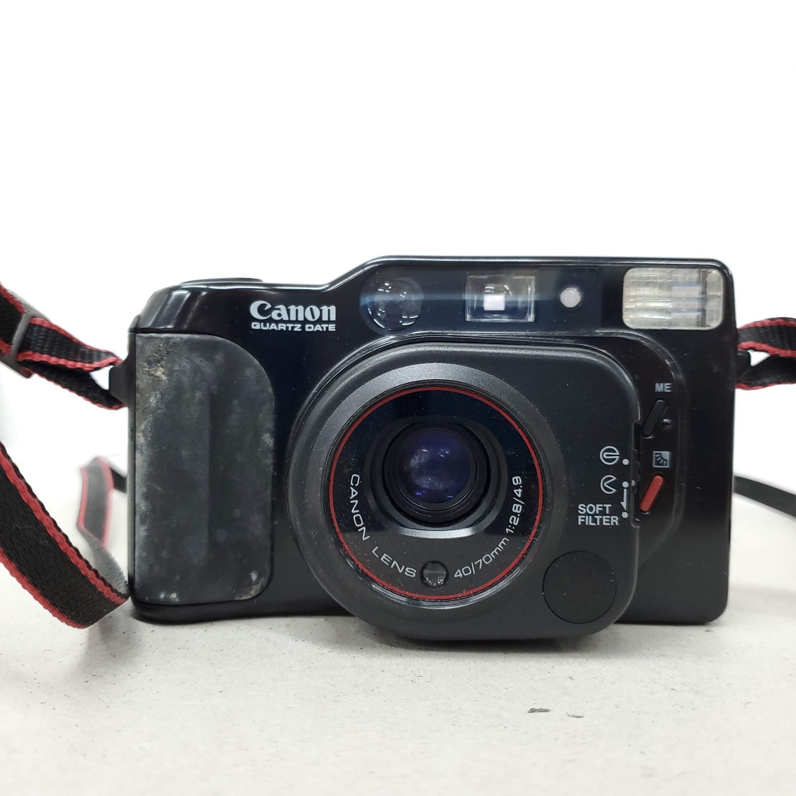 動作 済 Canon Autoboy TELE QUARTZ DATE F1111-21ID