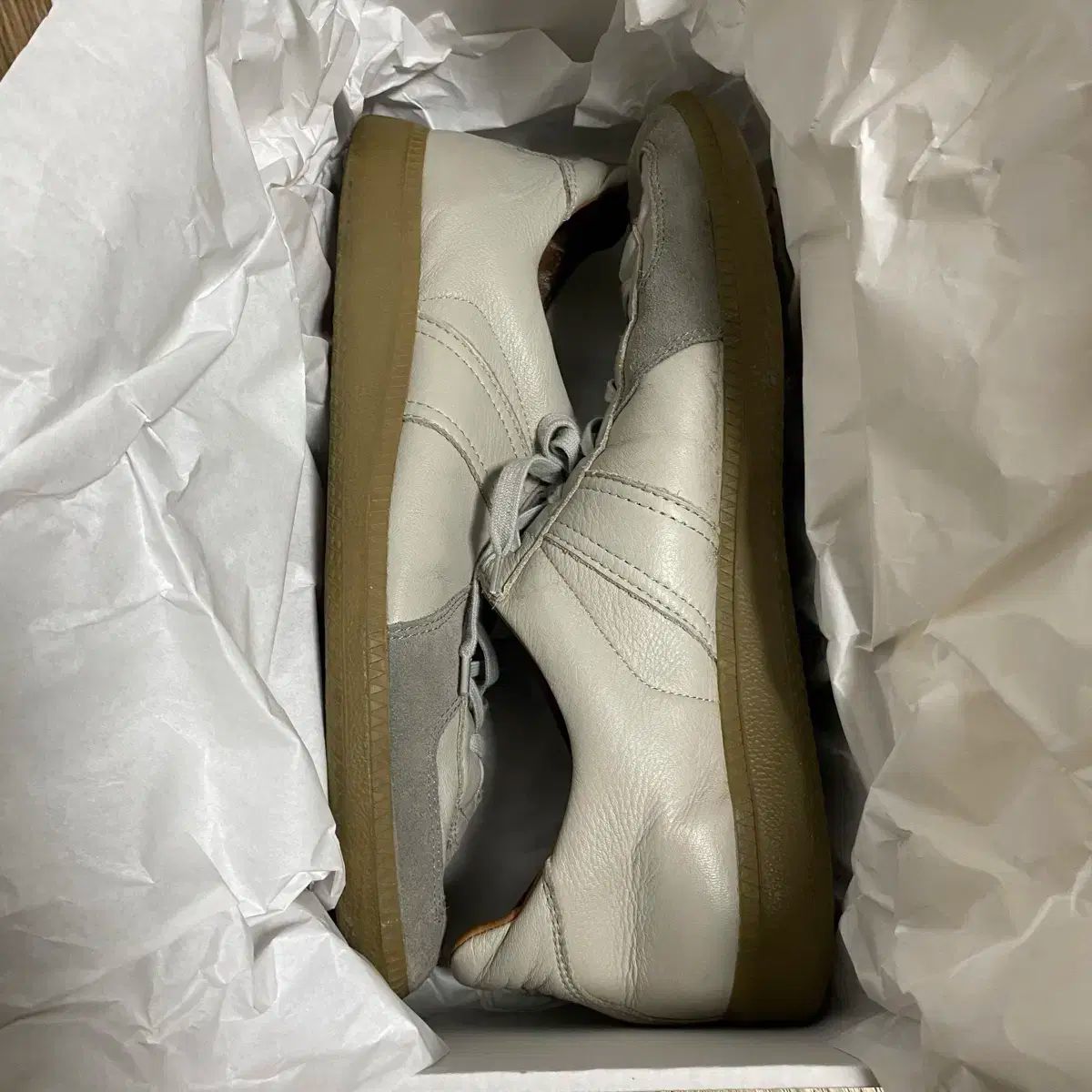  OF FOUND ドイツ軍 ライトグレー 44 スニーカー 靴