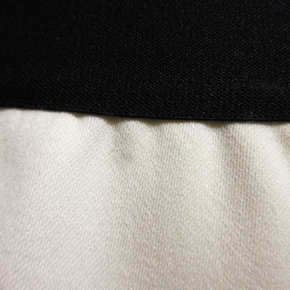 M.Fil エムフィル フ ワイドイージーパンツ サイズ38 アイボリーブラック レディース 古着