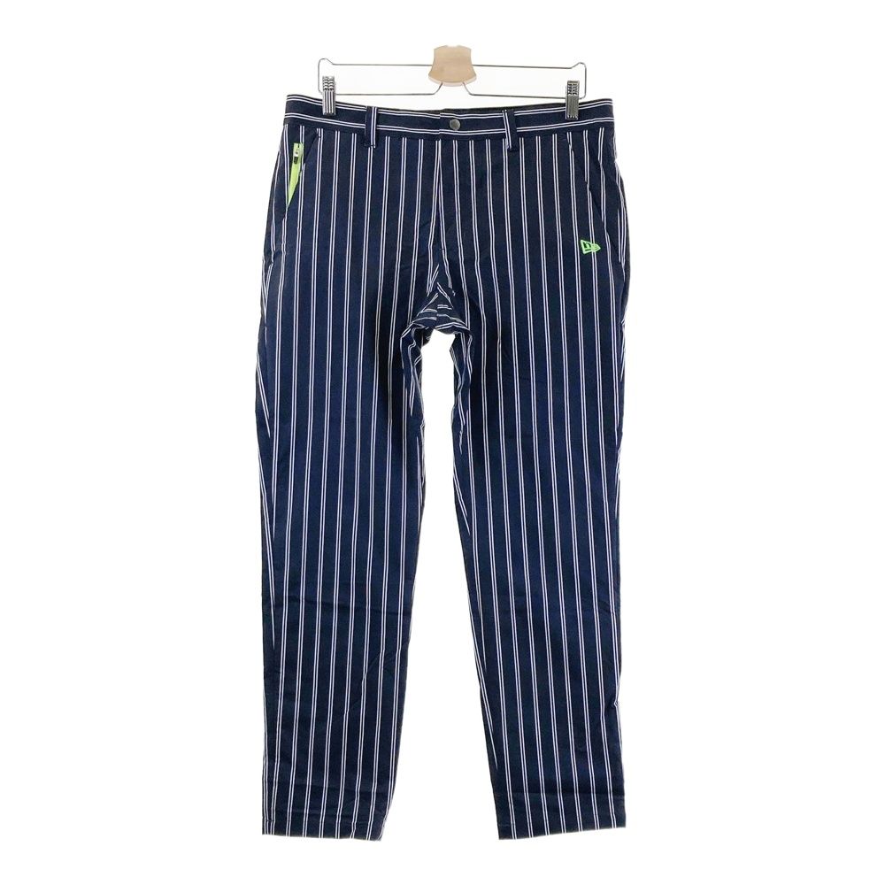 サイズ X LARGE NEW ERA ニューエラ ロングパンツ ストライプ柄 ネイビー系 240101558982 ゴルフウェア メンズ ストスト