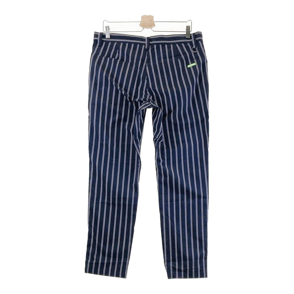 サイズ X LARGE ERA ニューエラ ロングパンツ ストライプ柄 ネイビー系 ゴルフウェア メンズ ストスト
