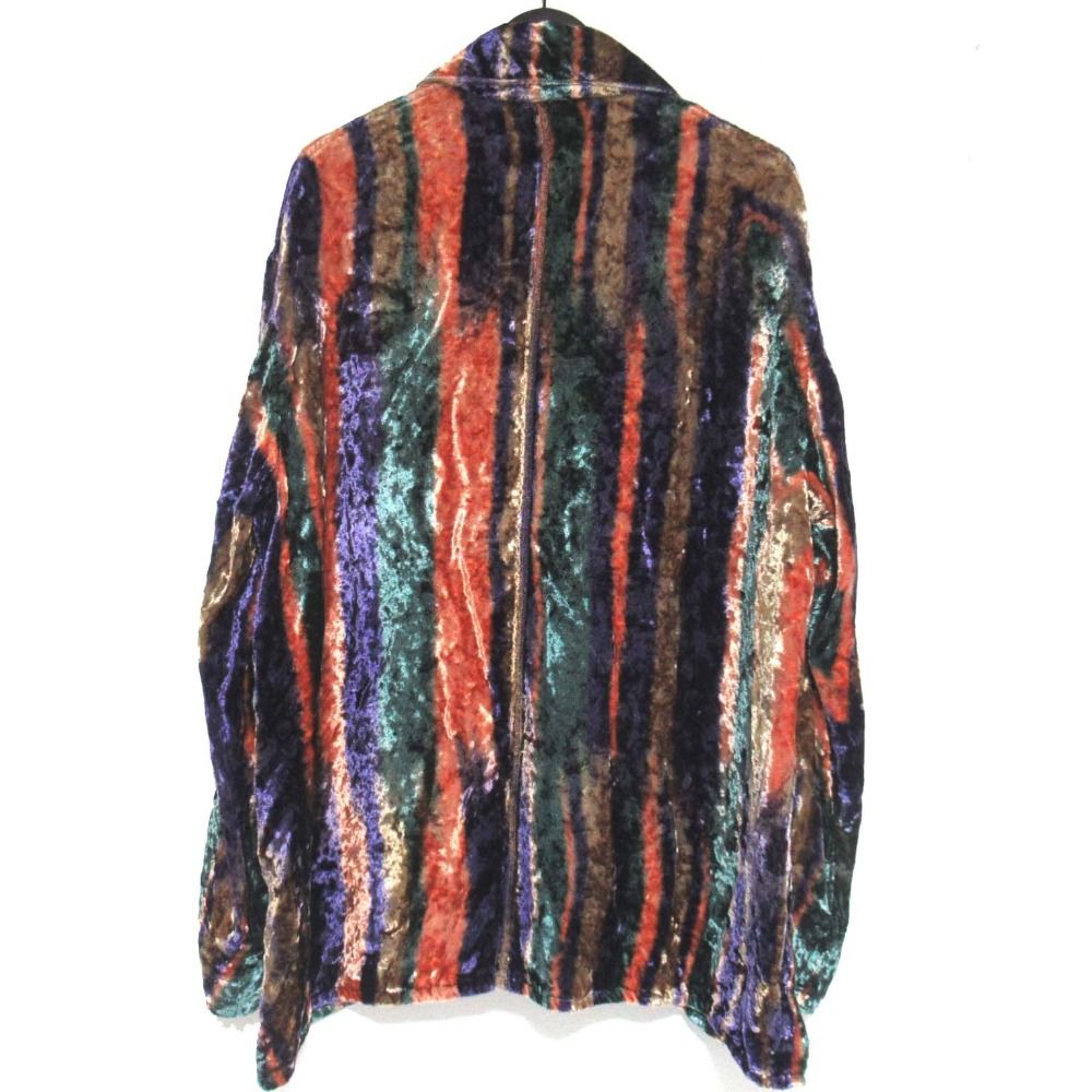 23SS SHINYAKOZUKA シンヤコヅカ ベルベット ジャケット 2302SK36D Sサイズ マルチ メンズ 古着