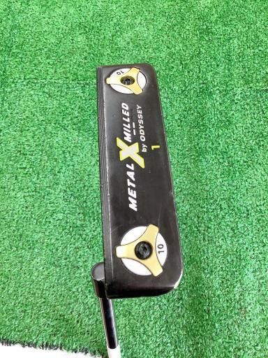 オデッセイ METAL-X MILLED 1 34インチ レフティ パター PT スチール フレックスその他 メンズ 男性用 左利き レフティ 左用 Dランク ゴルフクラブ