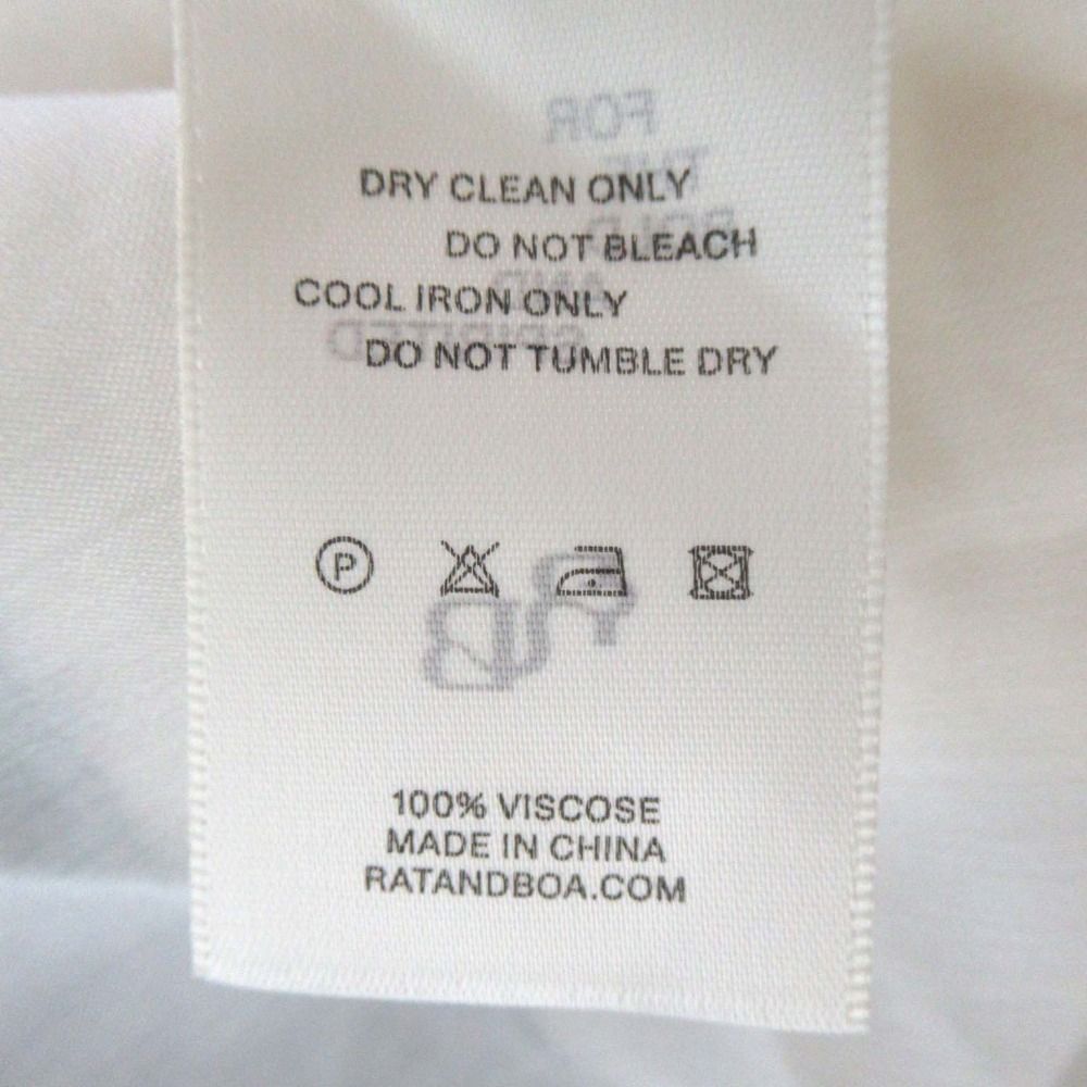  RAT-BOA ラットアンドボア フラワープリント ホルターネック ロングワンピース Mサイズ アイボリー レディース 古着 ノースリーブ その他