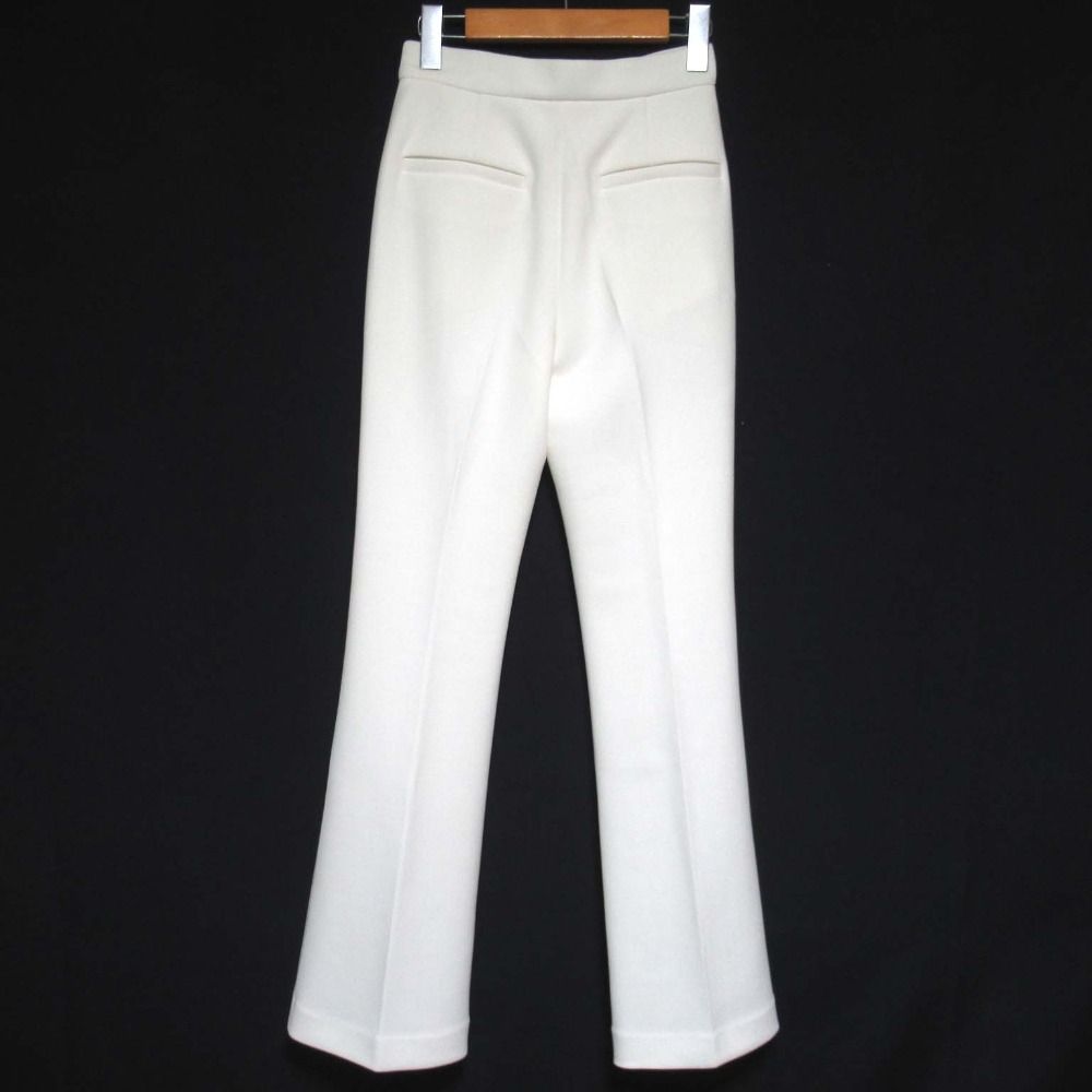 YONFA ヨンファ フ スラックスパンツ XSサイズ オフホワイト レディース 古着