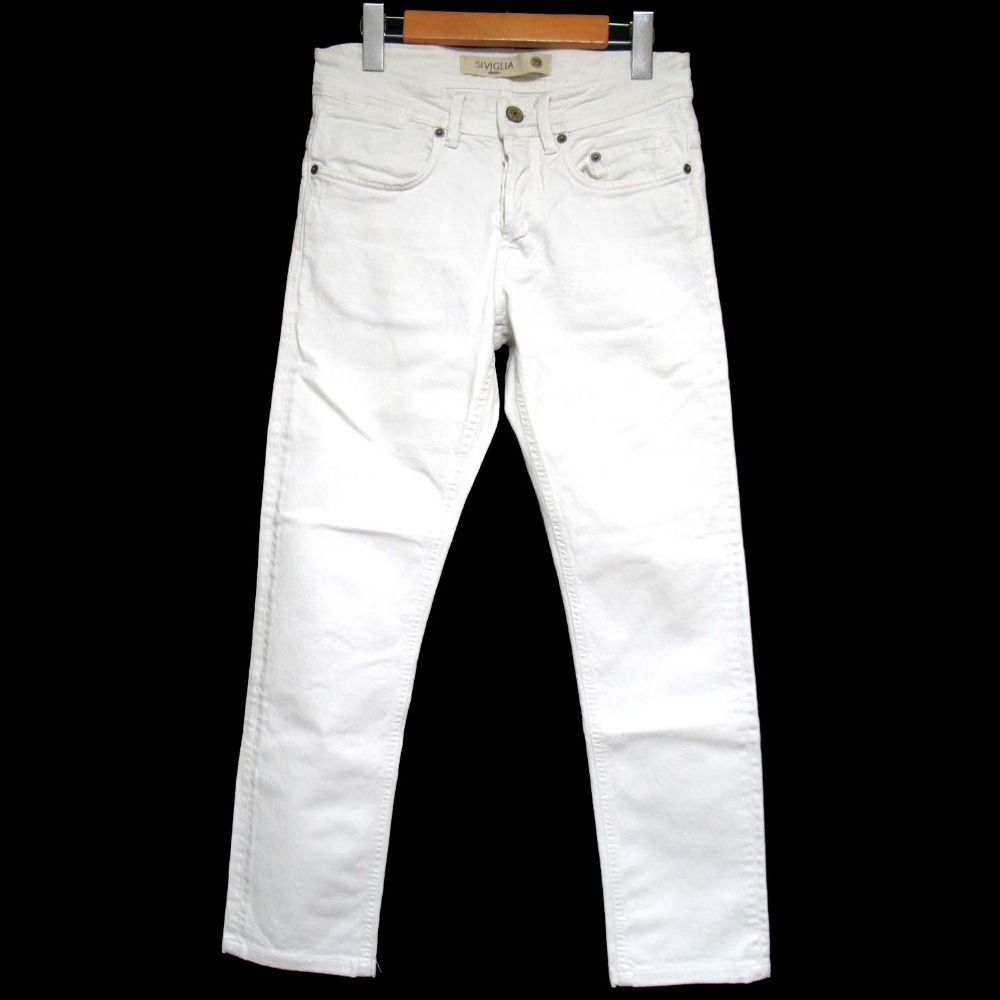 美品 SIVIGLIA シヴィリア ダメージ加工 ボタンフライ デニムパンツ