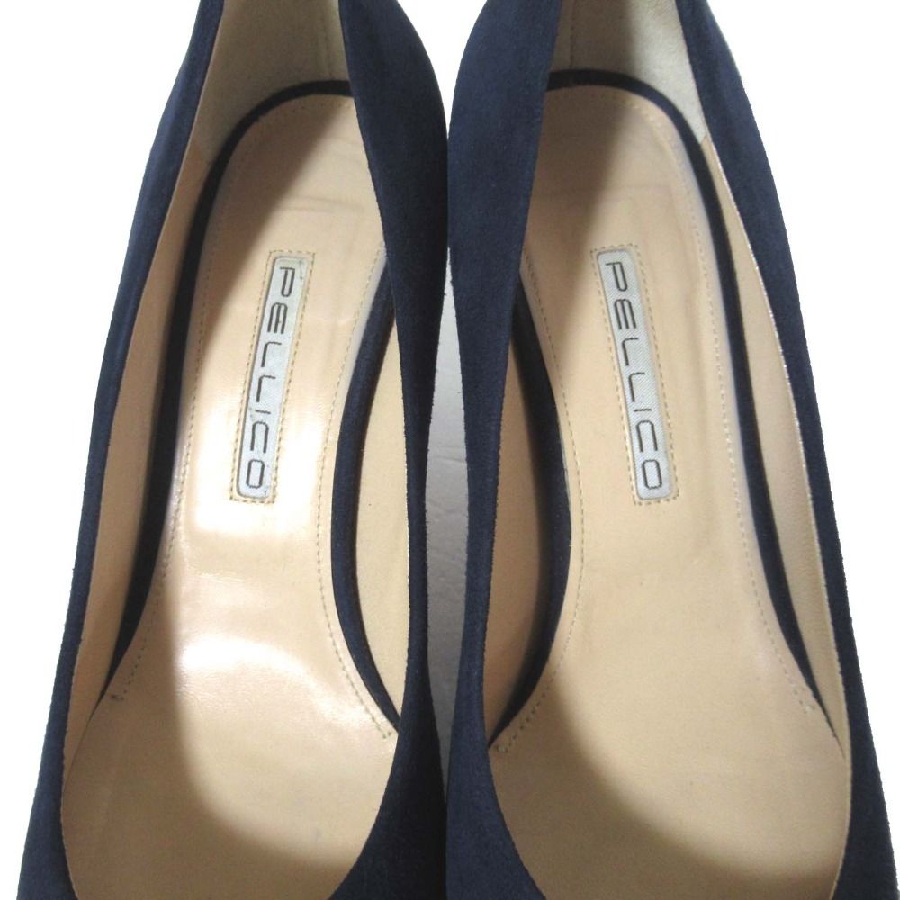 美品 PELLICO ペリーコ スエード ハイヒール パンプス サイズ38 25cm