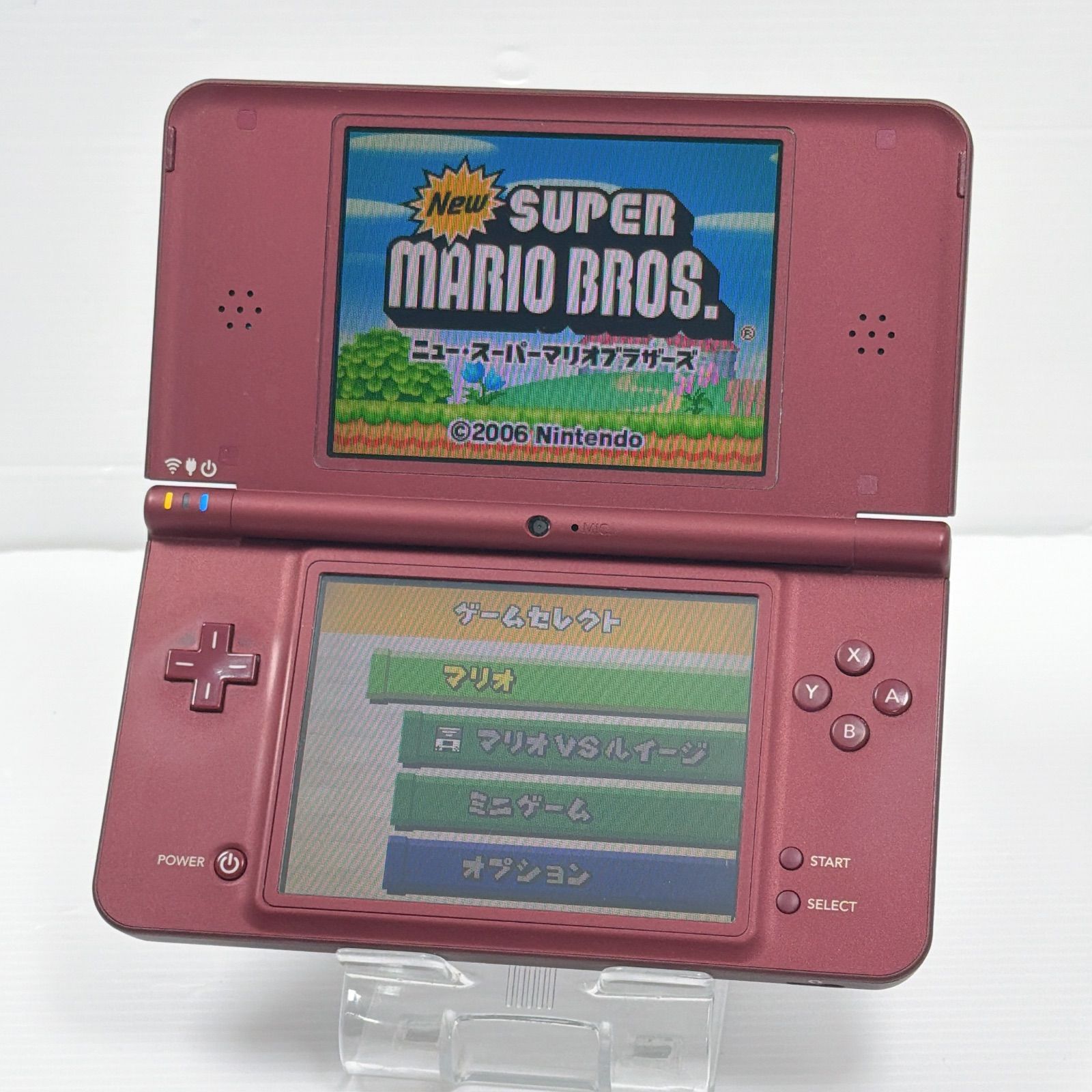 美品 ニンテンドー DSiLL ワインレッド 遊べるセット 動作確認済み ds