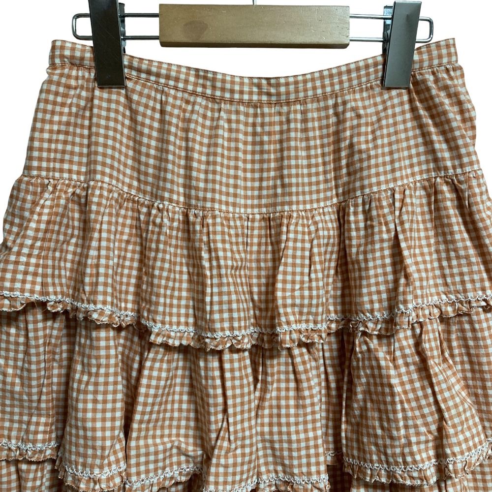 WONDERFUL WORLD ワンダフルワールド ギンガムチェック ピコフリル