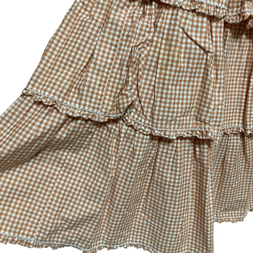 WONDERFUL WORLD ワンダフルワールド ギンガムチェック ピコフリル