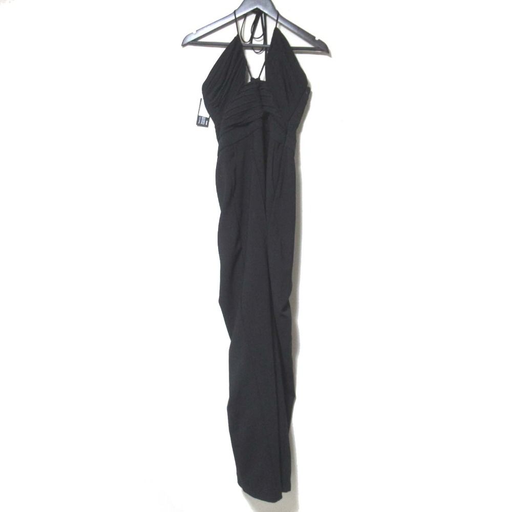 JONATHAN SIMKHAI ジョナサンシンカイ ホルターネック オールインワン サイズ6 ブラック レディース 古着