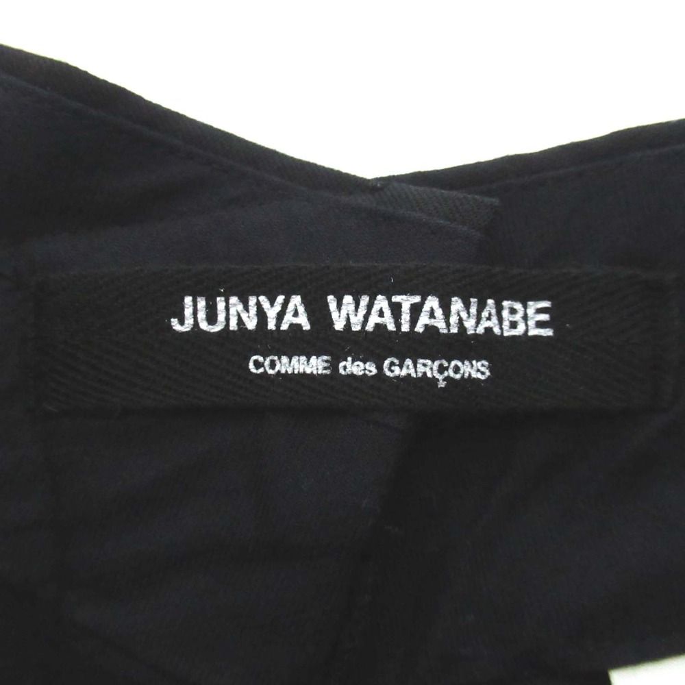  AD 2018 JUNYA WATANABE COMME des GARCONS ジュンヤワタナベ コムデギャルソン 変形 サルエルパンツ Sサイズ ブラック レディース 古着 サルエルパンツ パンツ