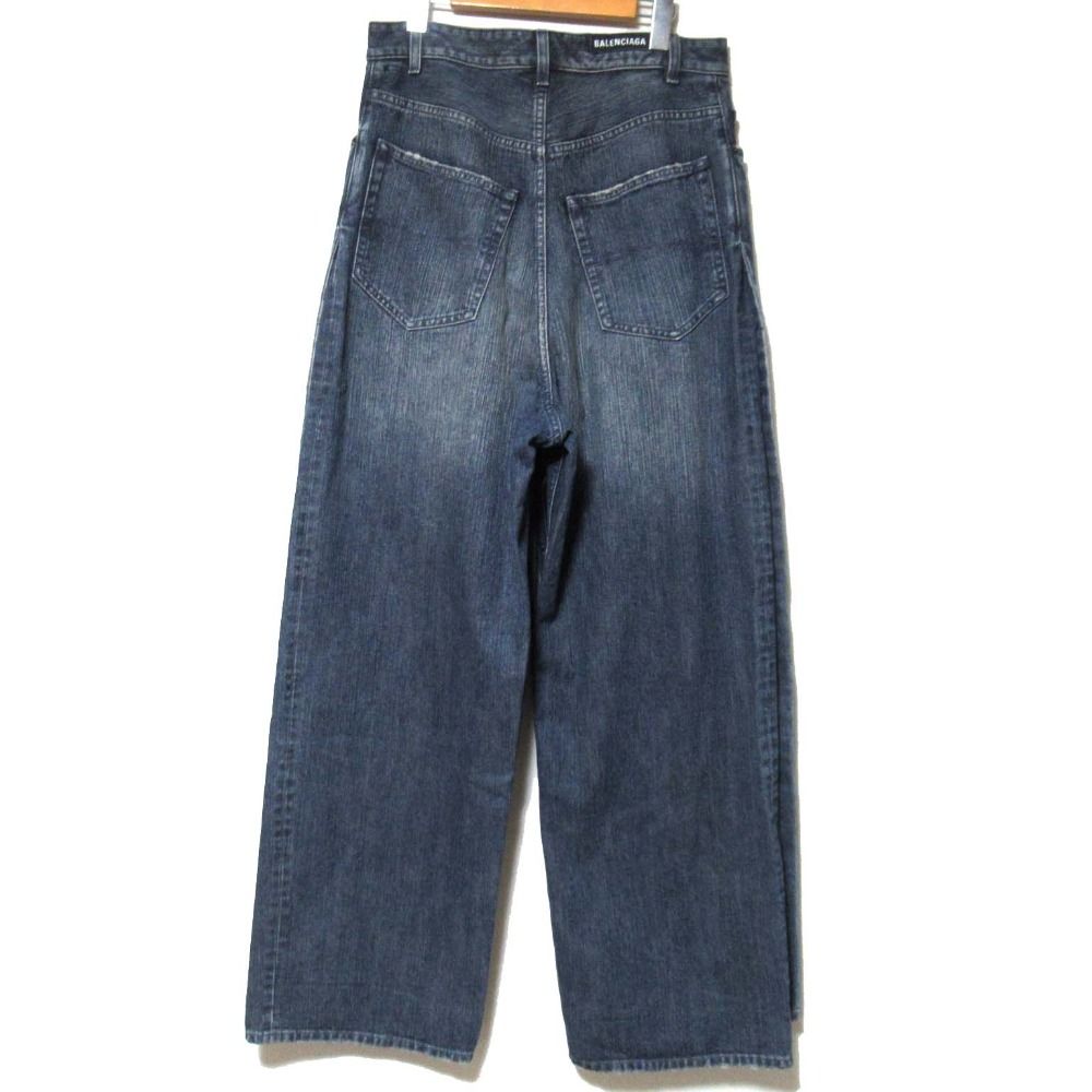 美品 23AW BALENCIAGA バレンシアガ DOUBLE SIDE PANTS ダブルサイド