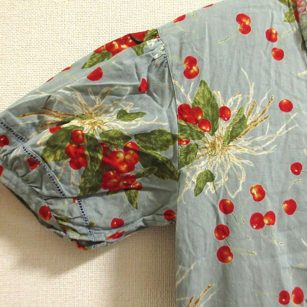 良品 PINK HOUSE ピンクハウスコレクション チェリー柄 リボン