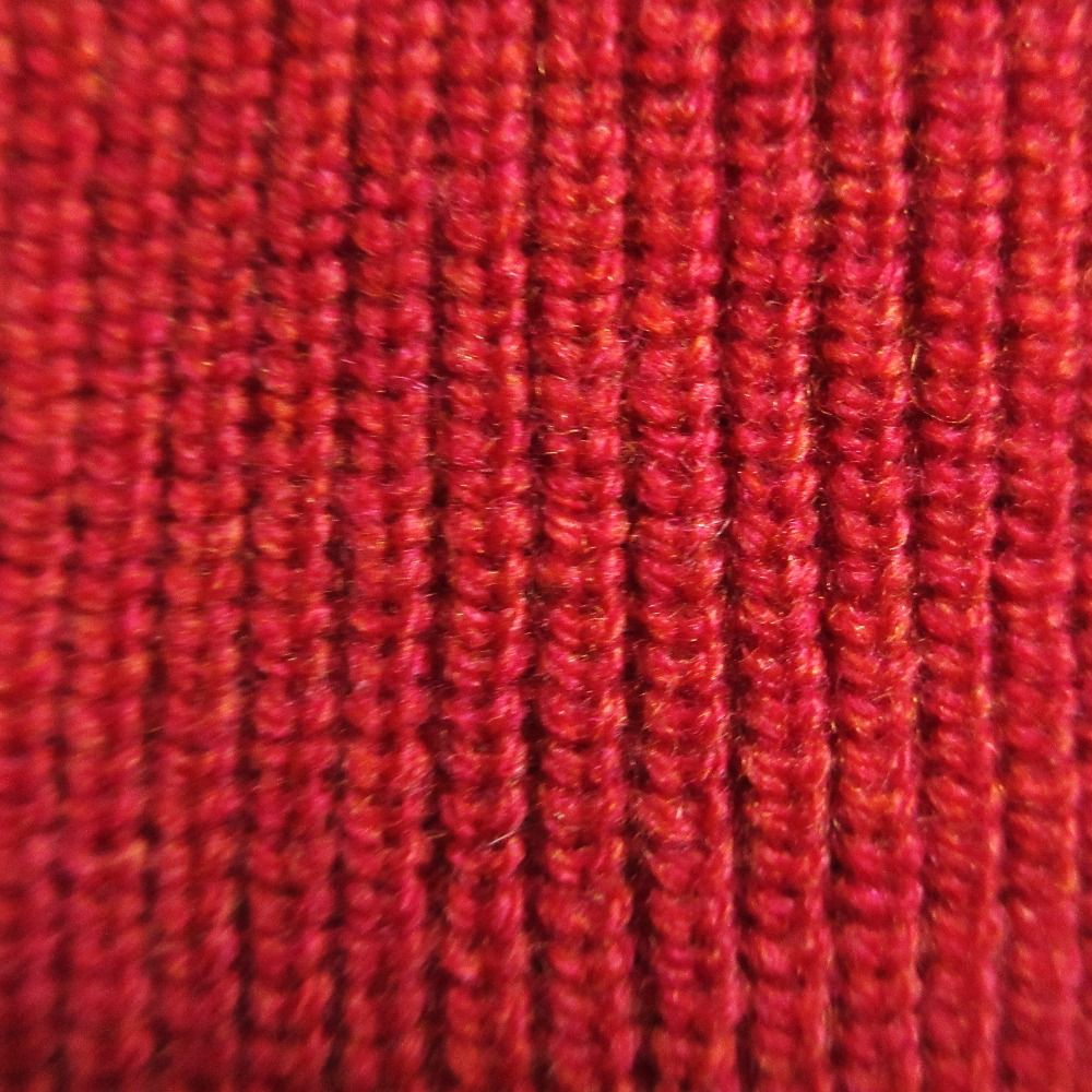 Sacai サカイ ニットドッキング デニムワンピース 19-04607 サイズ1 レッド レディース 古着