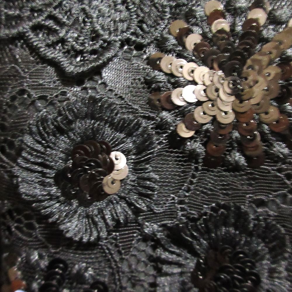 23AW Diagram ダイアグラム チュール刺繍 タンクトップ 0325341329 サイズ38 ブラック レディース 古着