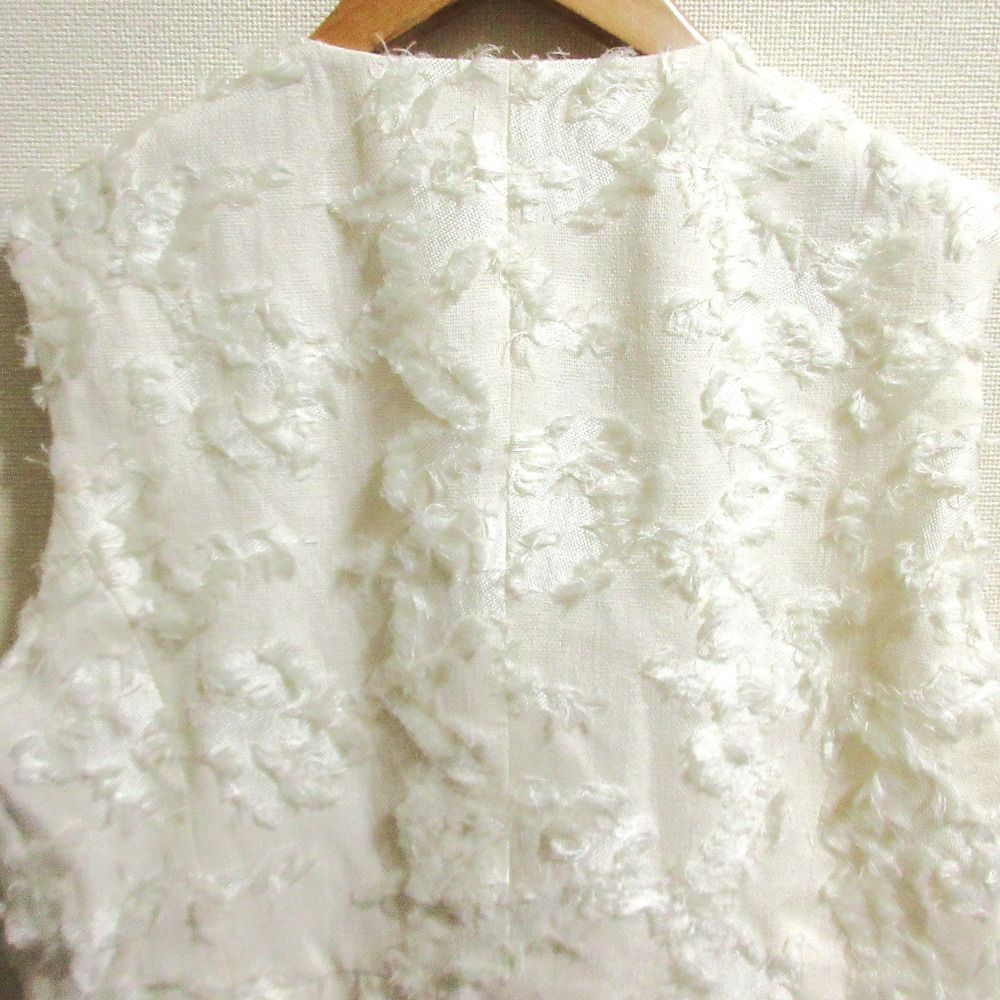  25 SS Diagram ダイアグラム カットジャガードジレ ベスト サイズ38 キナリ レディース 古着 ベスト ジレ ベスト ジレ ビスチェ