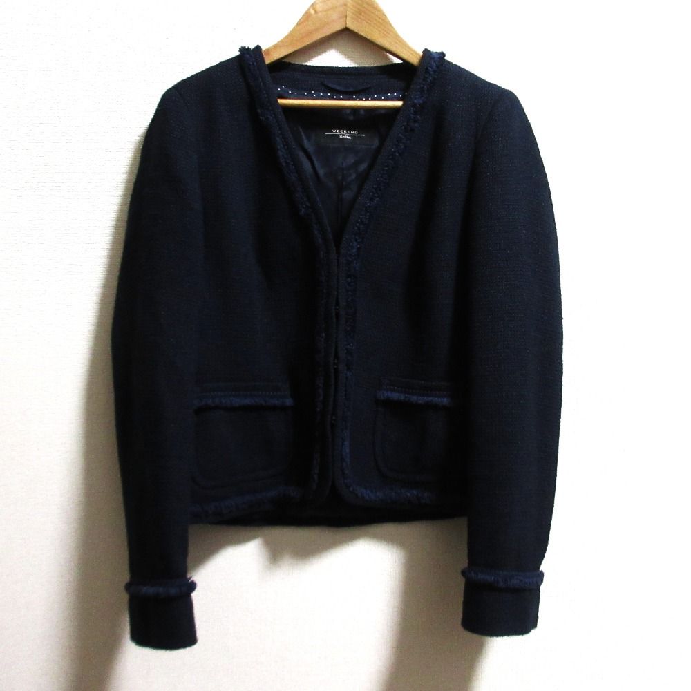 良品 Weekend Max Mara マックスマーラウィークエンド ツイード ノー