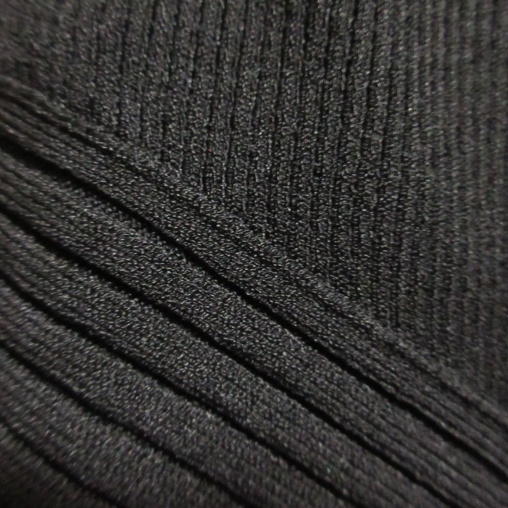 25SS UN3D. アンスリード イレギュラーパーツ ニットタンクトップ 522522601301 サイズ38 ブラック レディース 古着