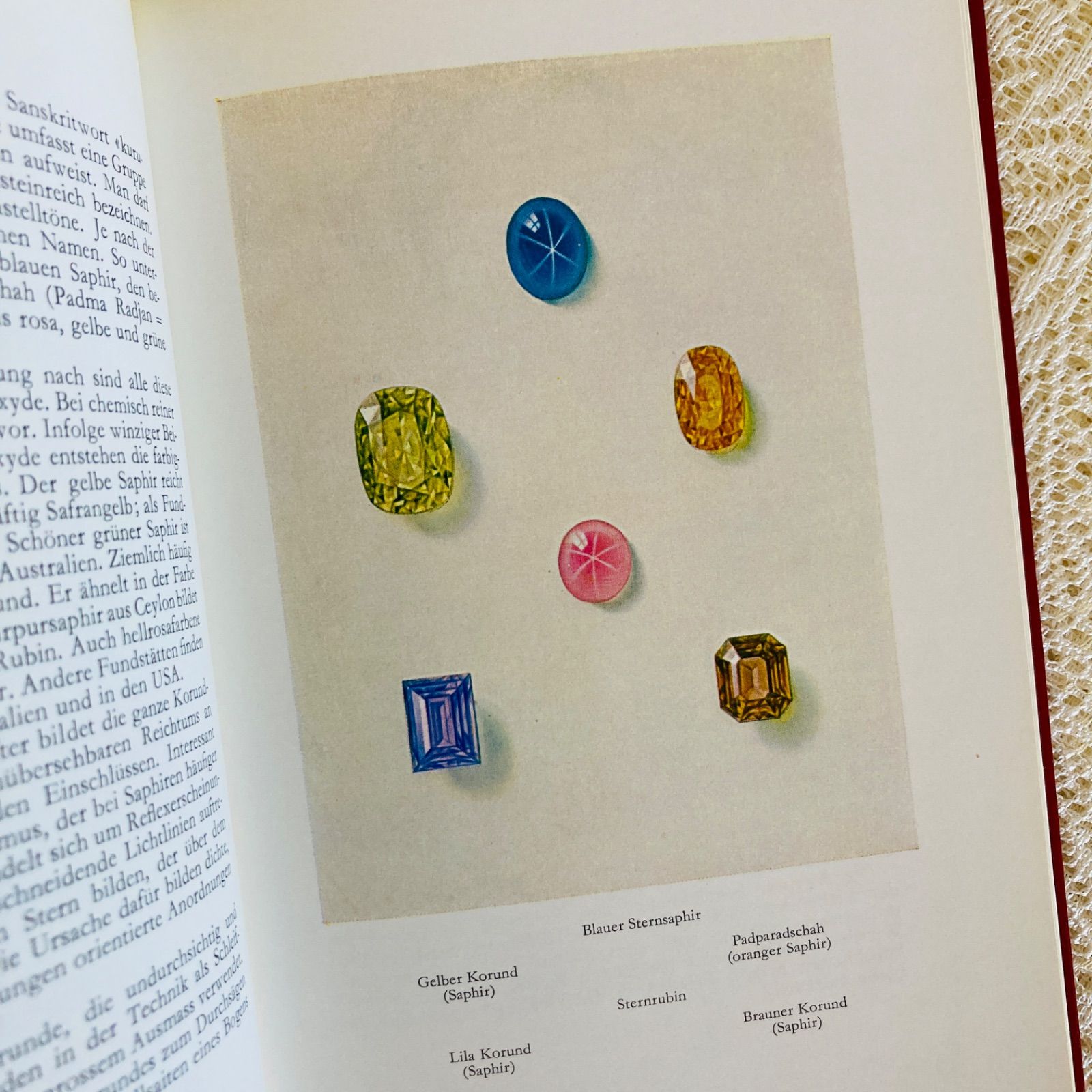 ドイツ語の美しい鉱物図鑑 煌めく鉱物・宝石 インテリア洋書・古書