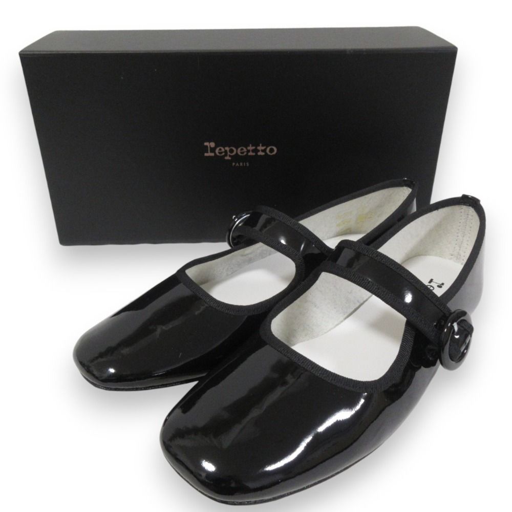 レペット　新品未使用　メリージェーン 未使用 Repetto レペット Georgia メリージェーン パテントレザー