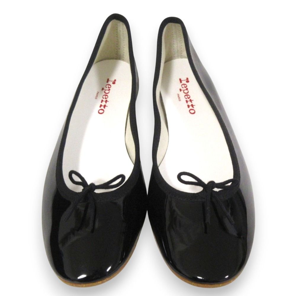 レペット Cendrillon バレエフラット ラバーソール シューズ フラットパンプス 38.5 25.5 cm ブラック レディース 古着
