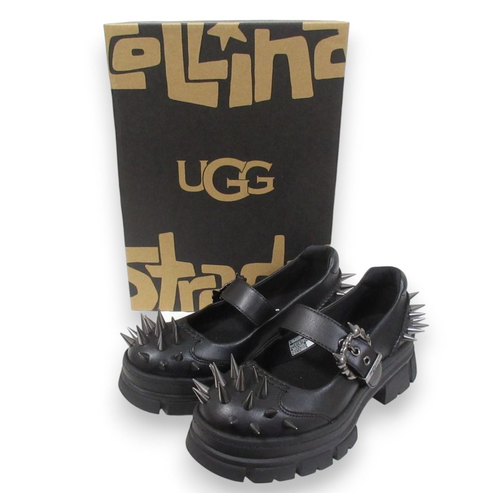 UGG アグ Collina Strada Mary Jane スタッズ メリージェーン シューズ サンダル 24 cm ブラック レディース 古着