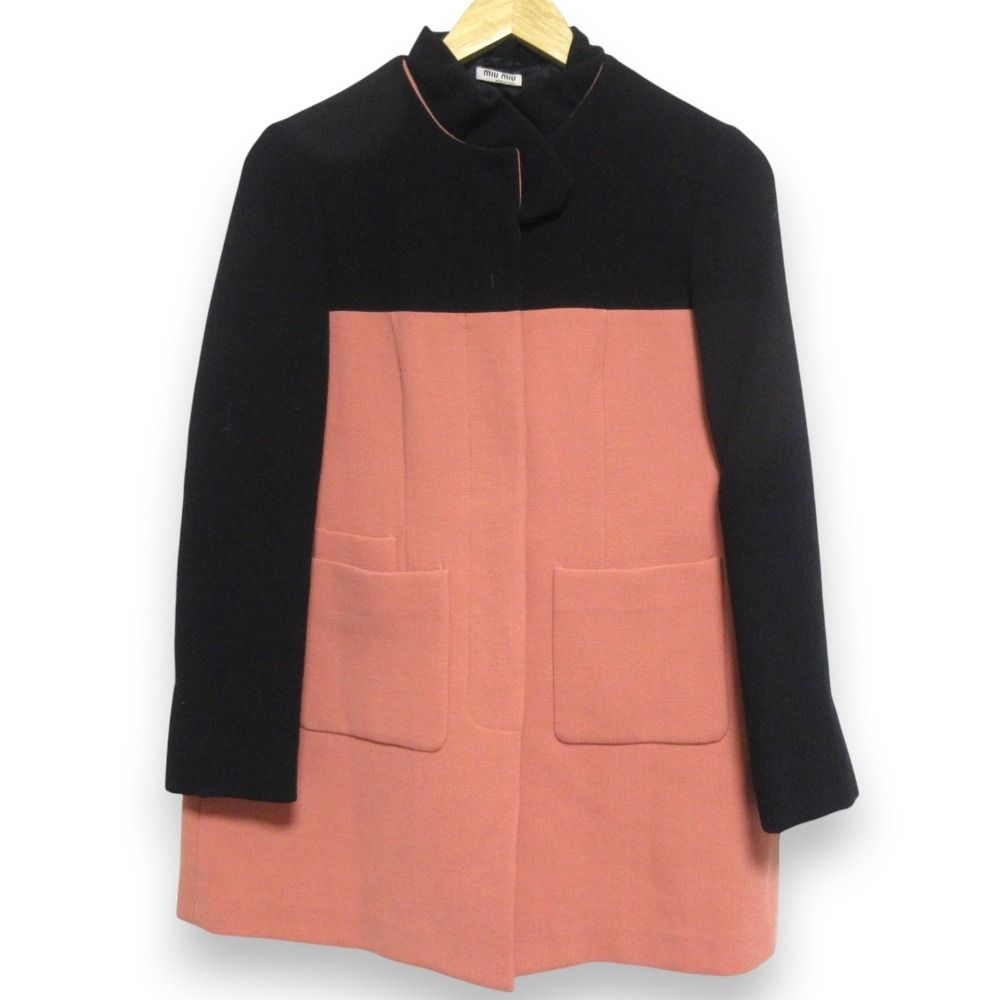 ミュウミュウ　miumiu コート　38 miu 極美品◎正規品 イタリア製 MIUMIU ミュウミュウ MS1455