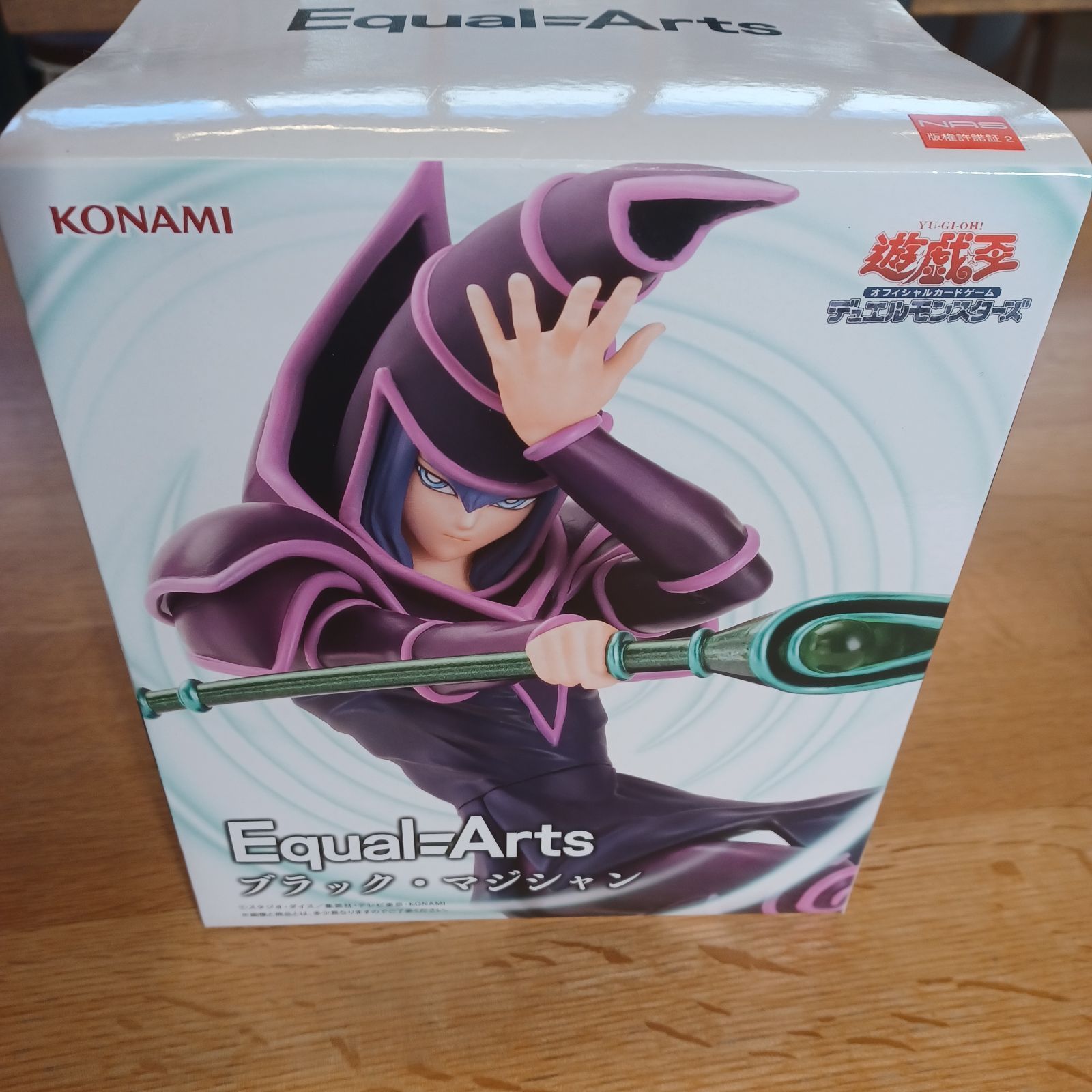 KONAMI Equal-Arts 遊戯王 「ブラック・マジシャン」フィギュア - メルカリ