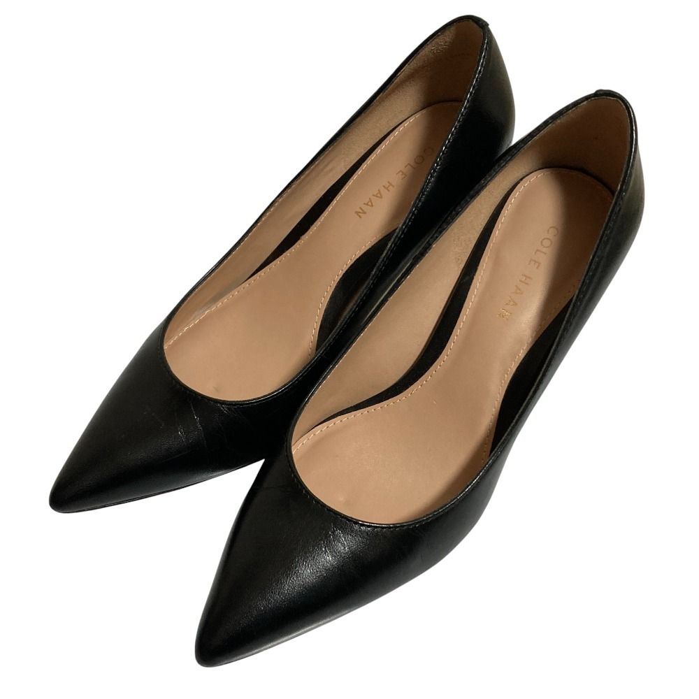 COLE HAAN コールハーン MYLAH HEEL PUMP 75 MM マイラ ヒールパンプス サイズ6.5 ブラック レディース 古着