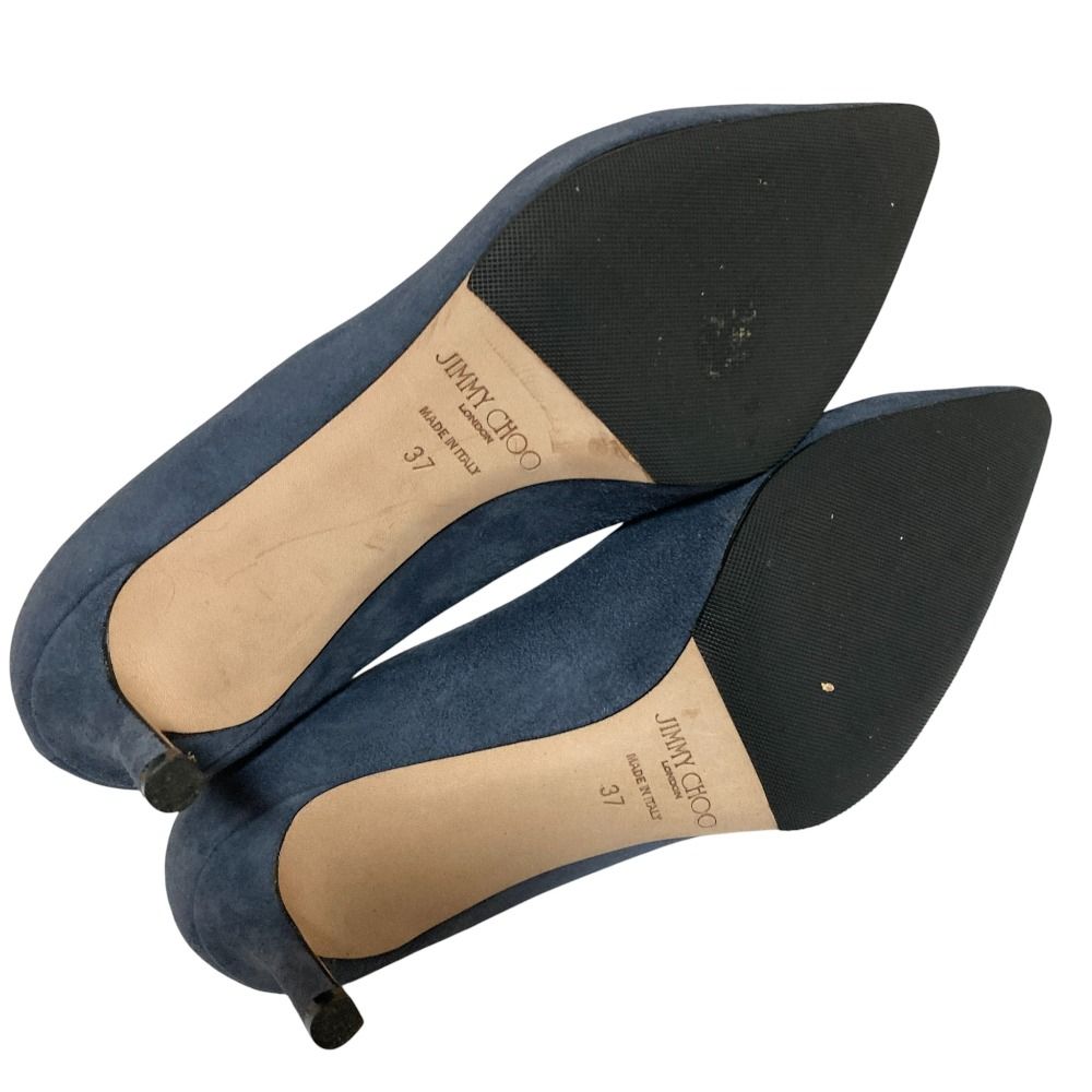 スウェードパンプス