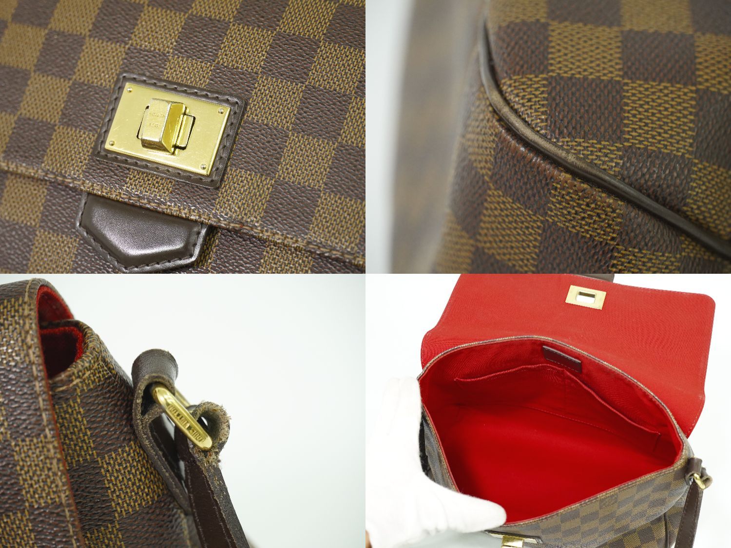 本物 ルイヴィトン LOUIS VUITTON LV ブザス ローズベリー ダミエ