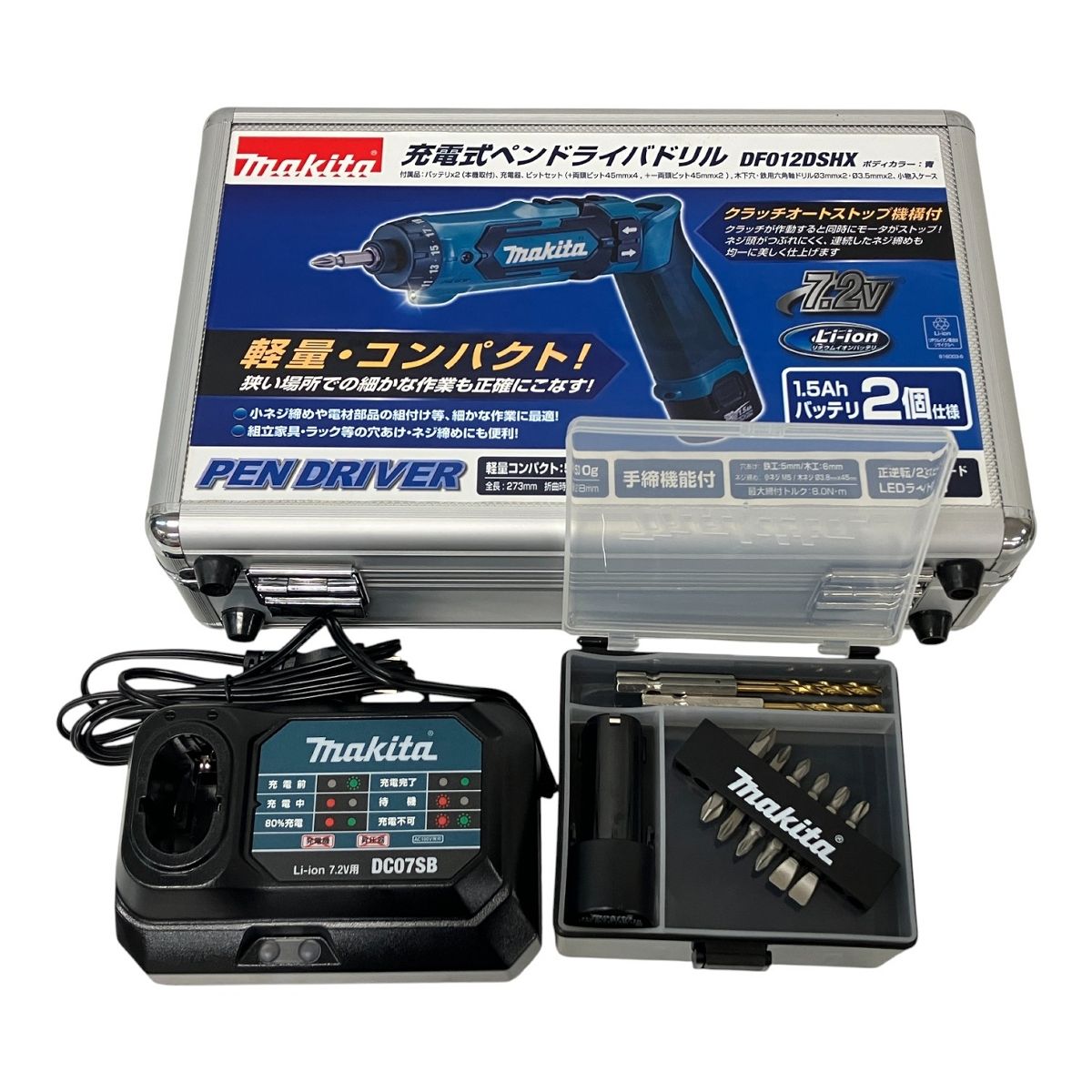 makita マキタ DF012DSHX 充電式ペンドライバドリル 電動工具 良好Z10612358