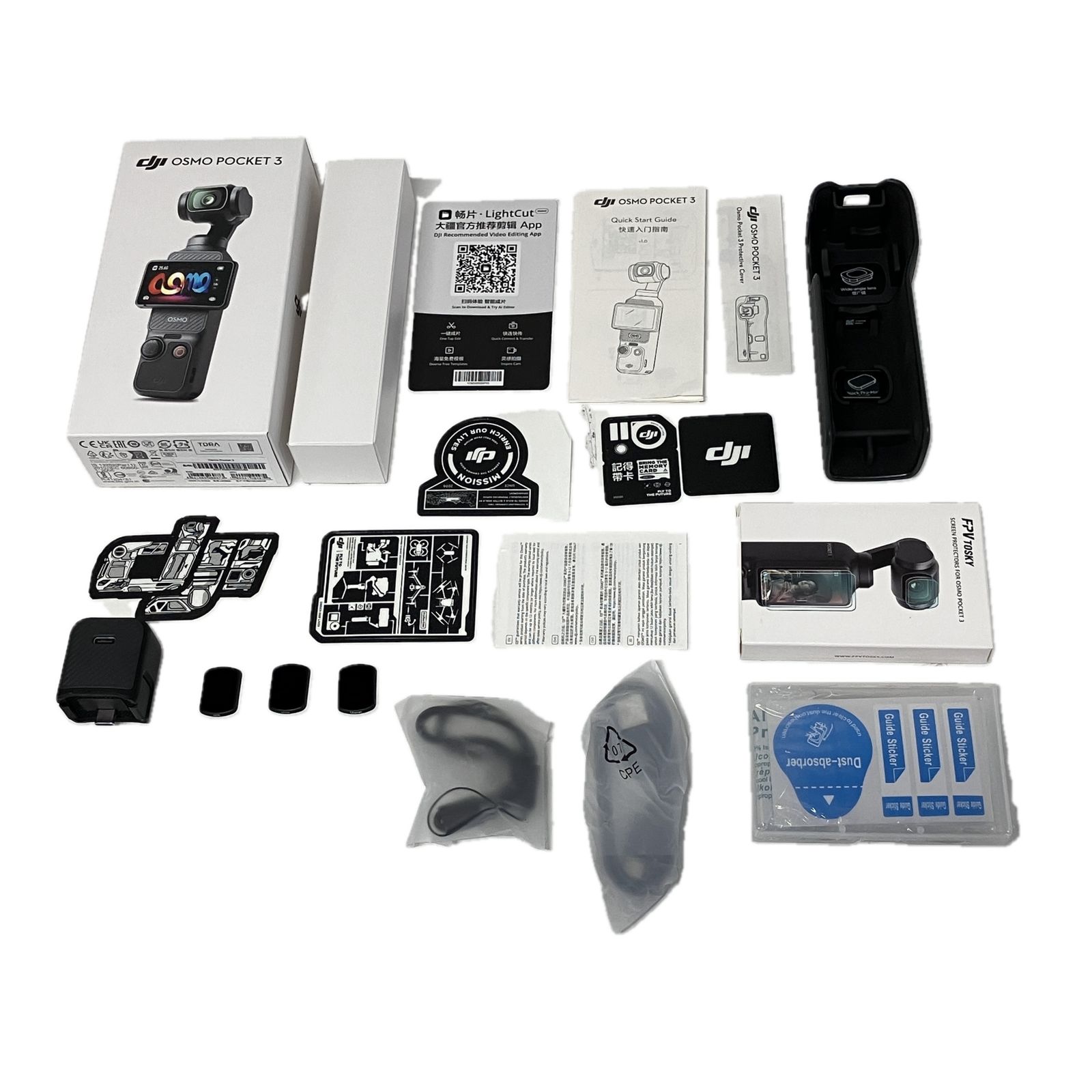 DJI OP9923 OSMO POCKET 3 ジンバル カメラ 三脚 付き コンパクト アクション カメラ オズモ ディージェイアイ F10578972