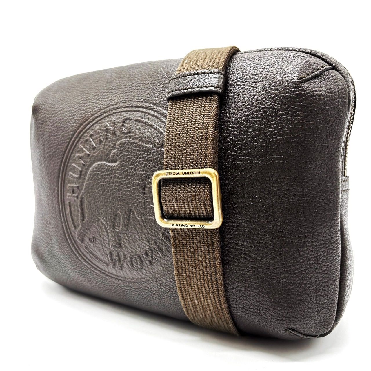 ✨良品✨ HUNTINGWORLD ハンティングワールド ショルダーバッグ レザー