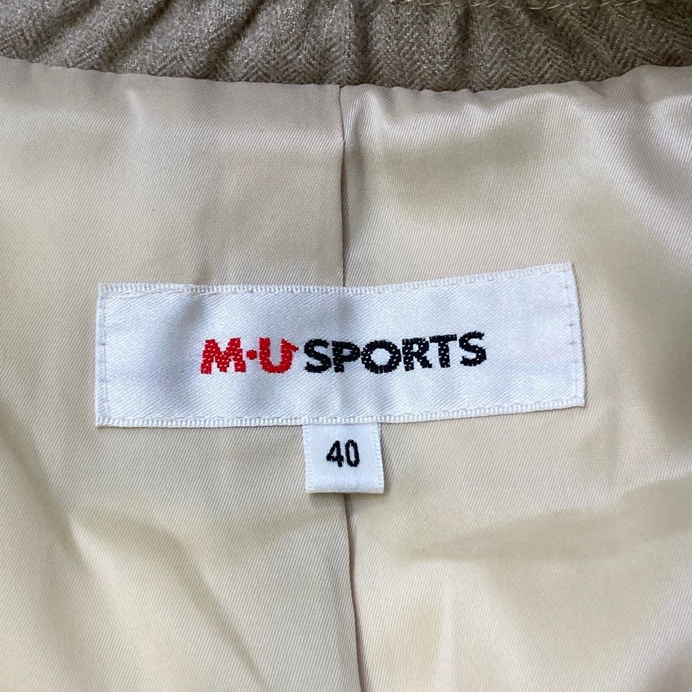 サイズ：40 M.U SPORTS エムユースポーツ 2WAYダウンジャケット 