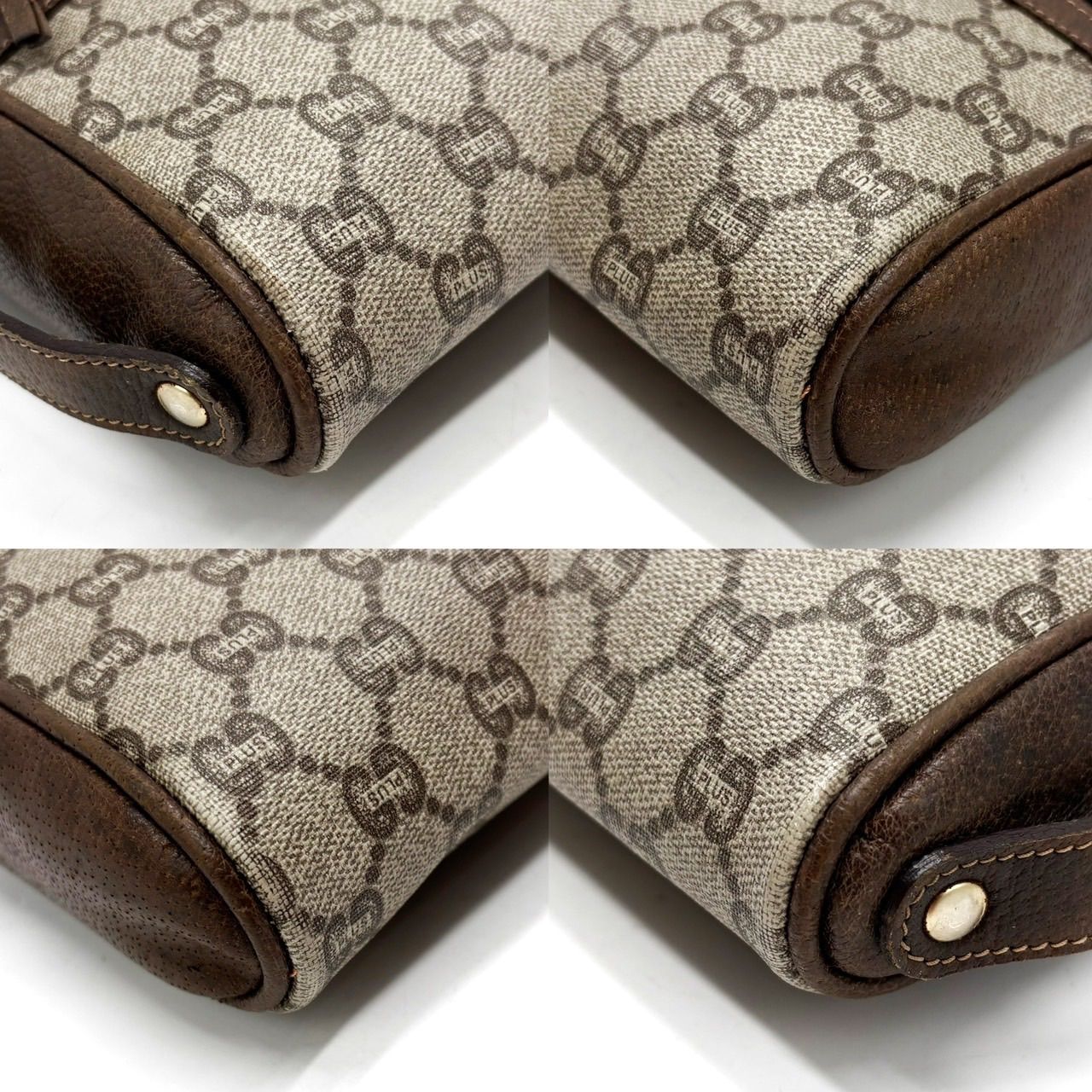 グッチ GUCCI クラッチバッグ PVC レザー ✨良品✨ GUCCI グッチ ハンドバッグ クラッチバッグ ポーチ PVC