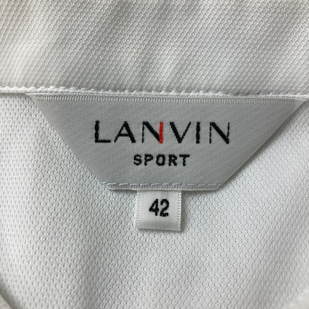 サイズ：42 LANVIN SPORT ランバン スポール 半袖ポロシャツ 総柄