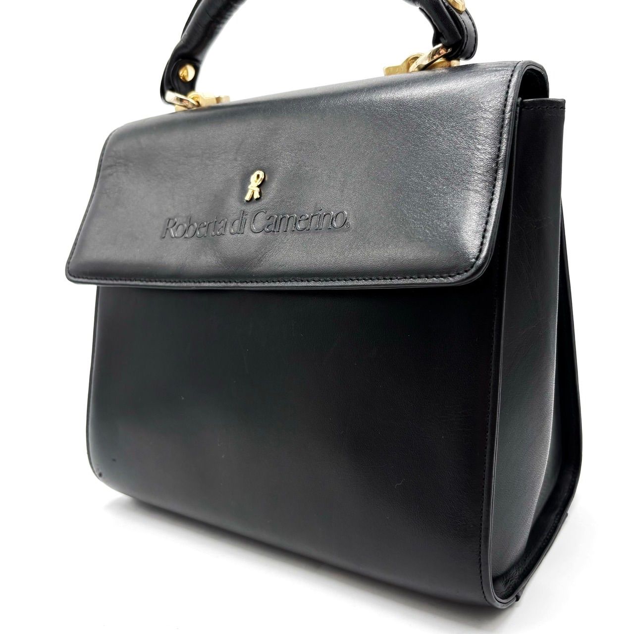 良品】 Roberta di Camerino ロベルタディカメリーノ ハンドバッグ 