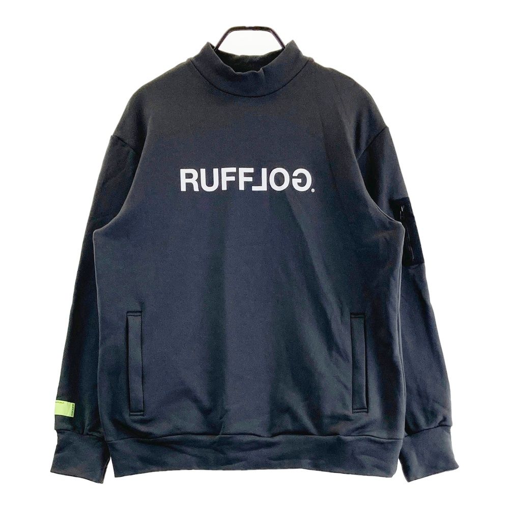 サイズ L RUFFLOG ラフロッグ 裏起毛モックネックスウェットトレーナー グレー系 240101563516 ゴルフウェア メンズ ストスト