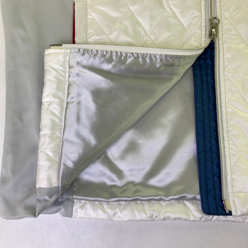 ★サイズ 6★ RUSSELUNO ラッセルノ ゴルフ 中綿入り ジャケット 白 サイズ：4 RUSSELUNO ラッセルノ キルティング 中綿ジャケット ルチャ