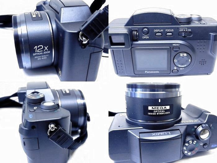 動作 済み パナソニック LUMIX DMC-FZ1 ルミックス ブラック 写真 平成 カメラ コンデジ デジカメ Panasonic 7K