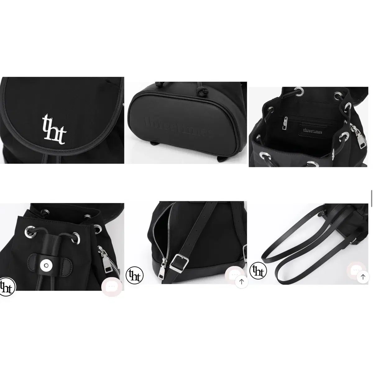 スリータイムズ アコン バックパック バッグ Threetimes Acorn