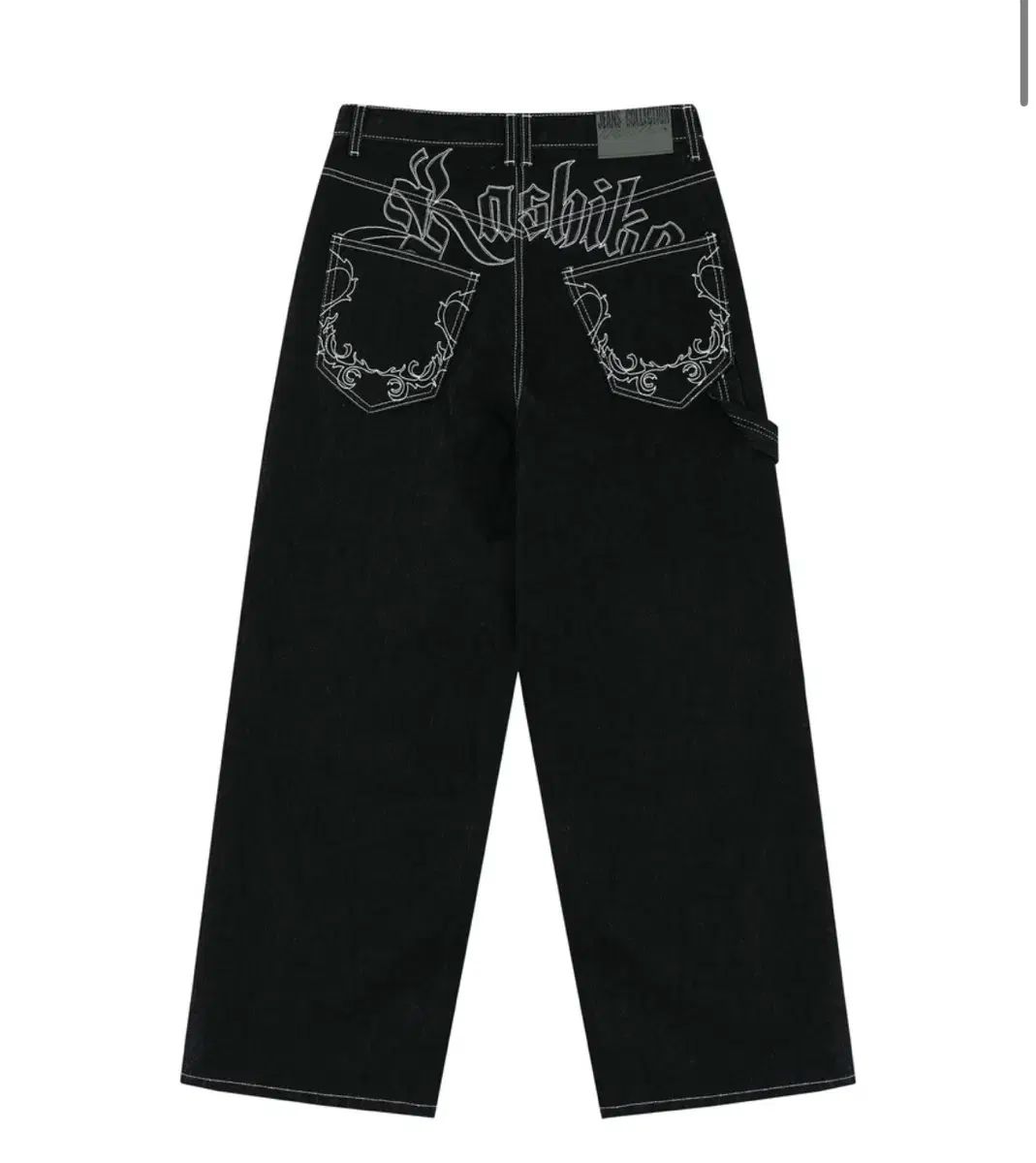 カシコ ノンフェド デニム パンツ ブラック M