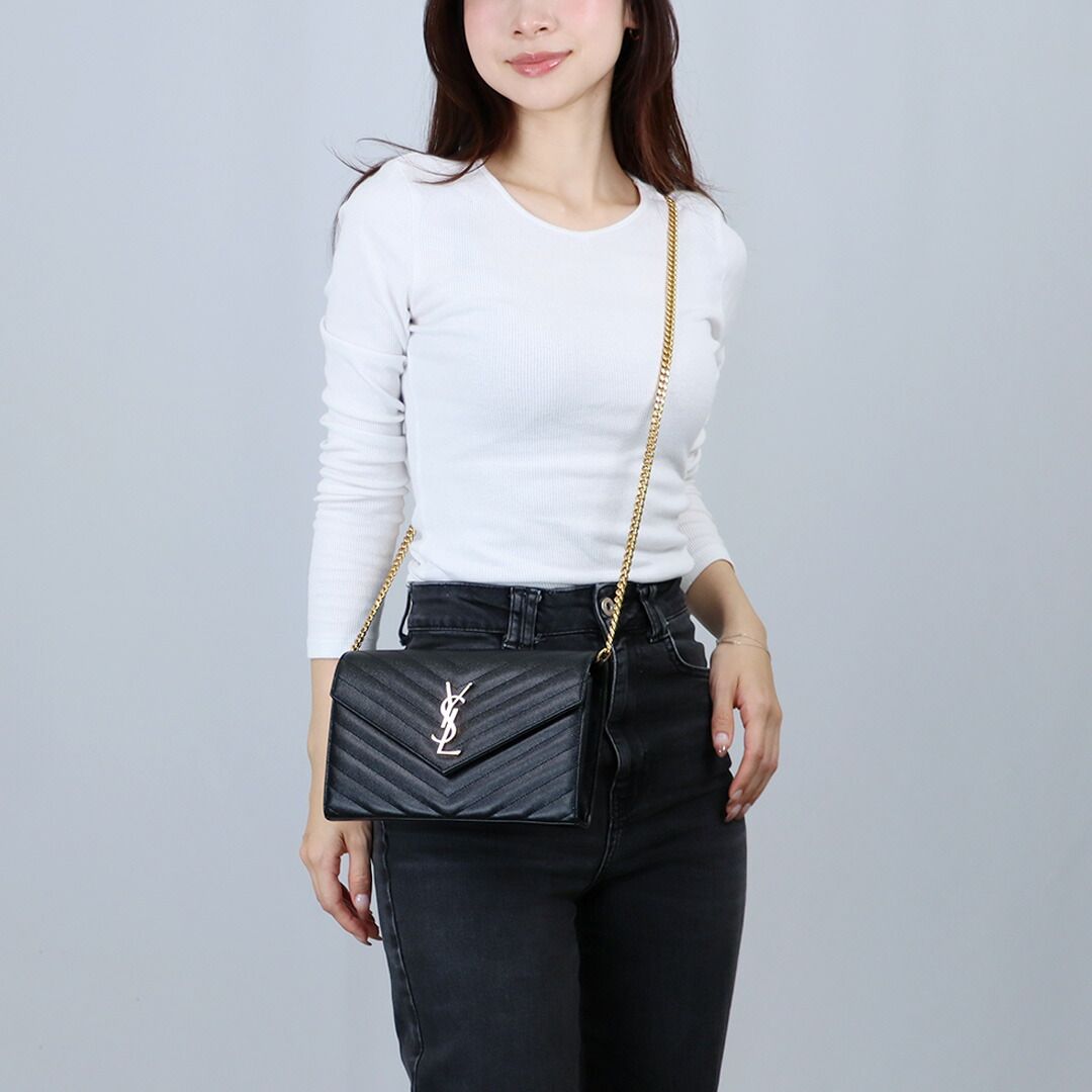 サンローランパリ SAINT LAURENT PARIS 財布 チェーンウォレット