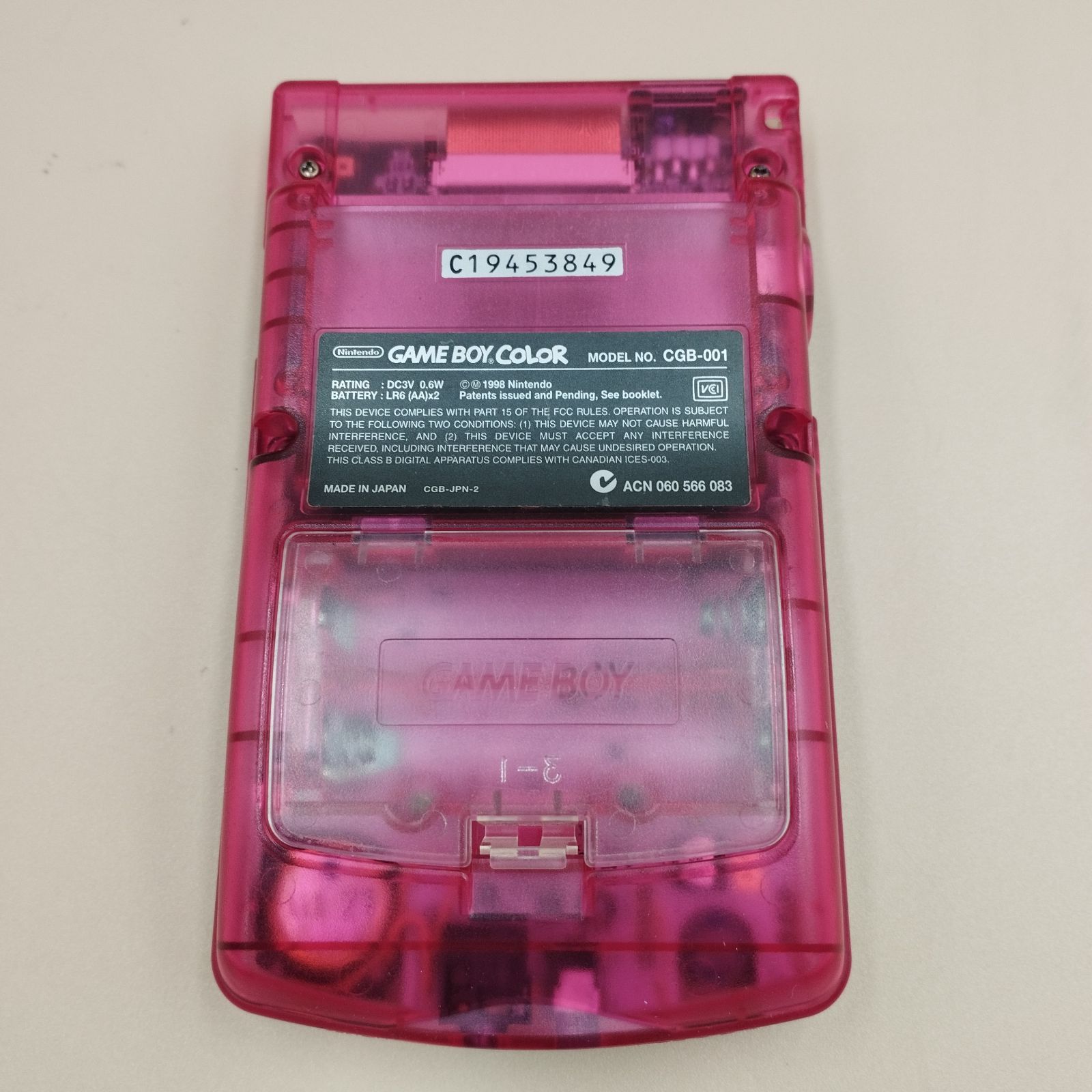 記念バージョン クリアチェリーピンク